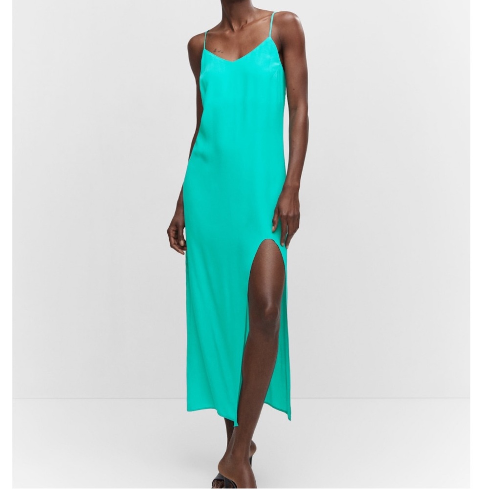 Mango Slit Dress